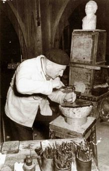 02. Renato Brozzi al lavoro - Anni 50