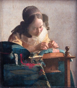 The Lacemaker, by Johannes Vermeer